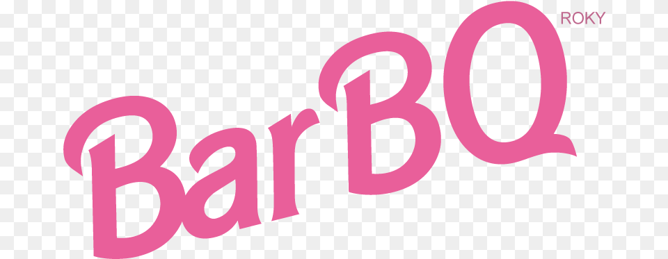 Barbq And Barbie Logo Barbie Logo Parody, Text Free Png Download