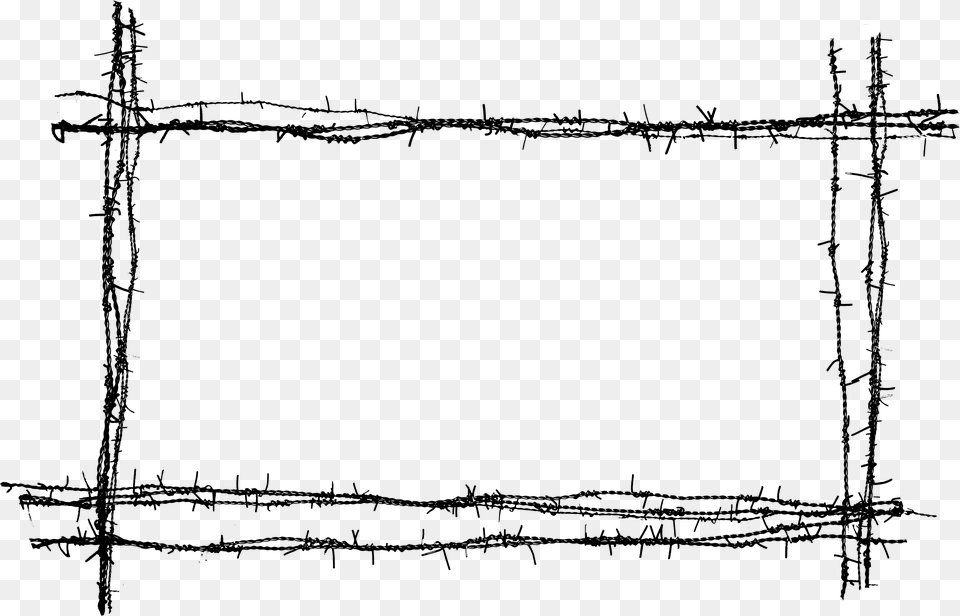 Barbwire, Gray Png