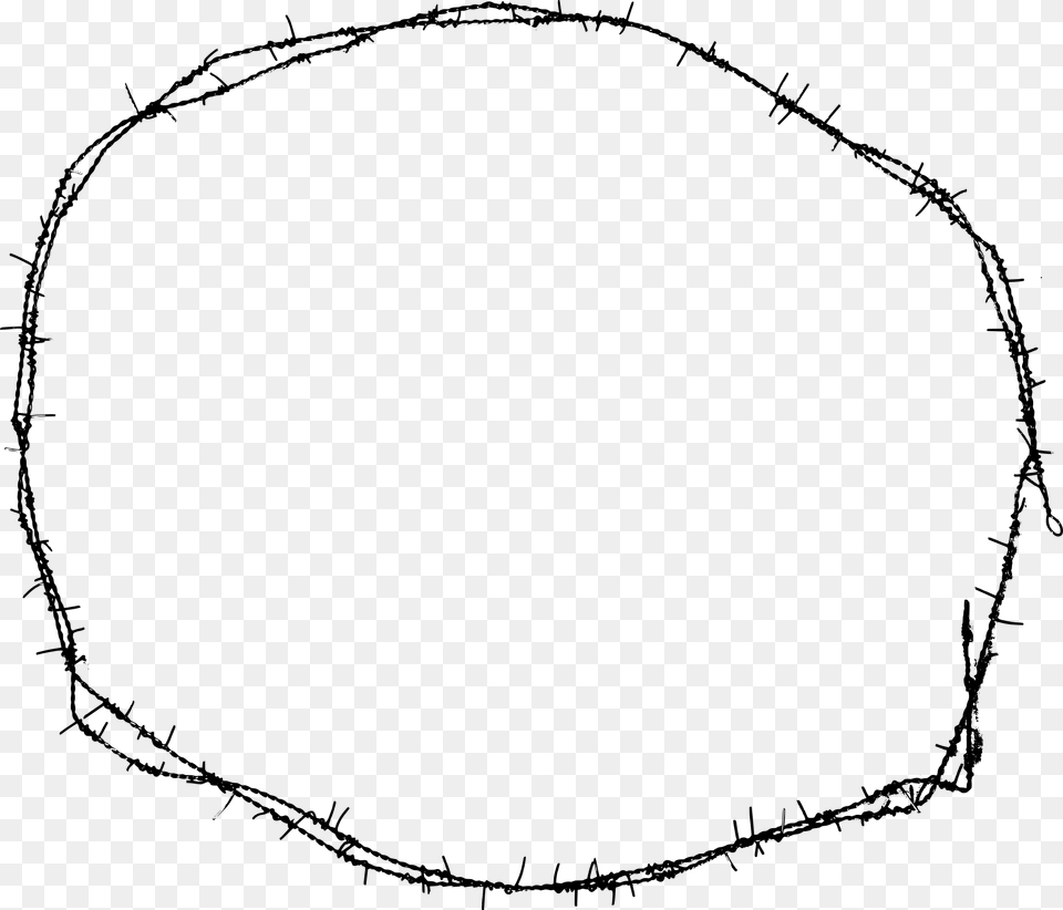 Barbwire, Gray Png Image