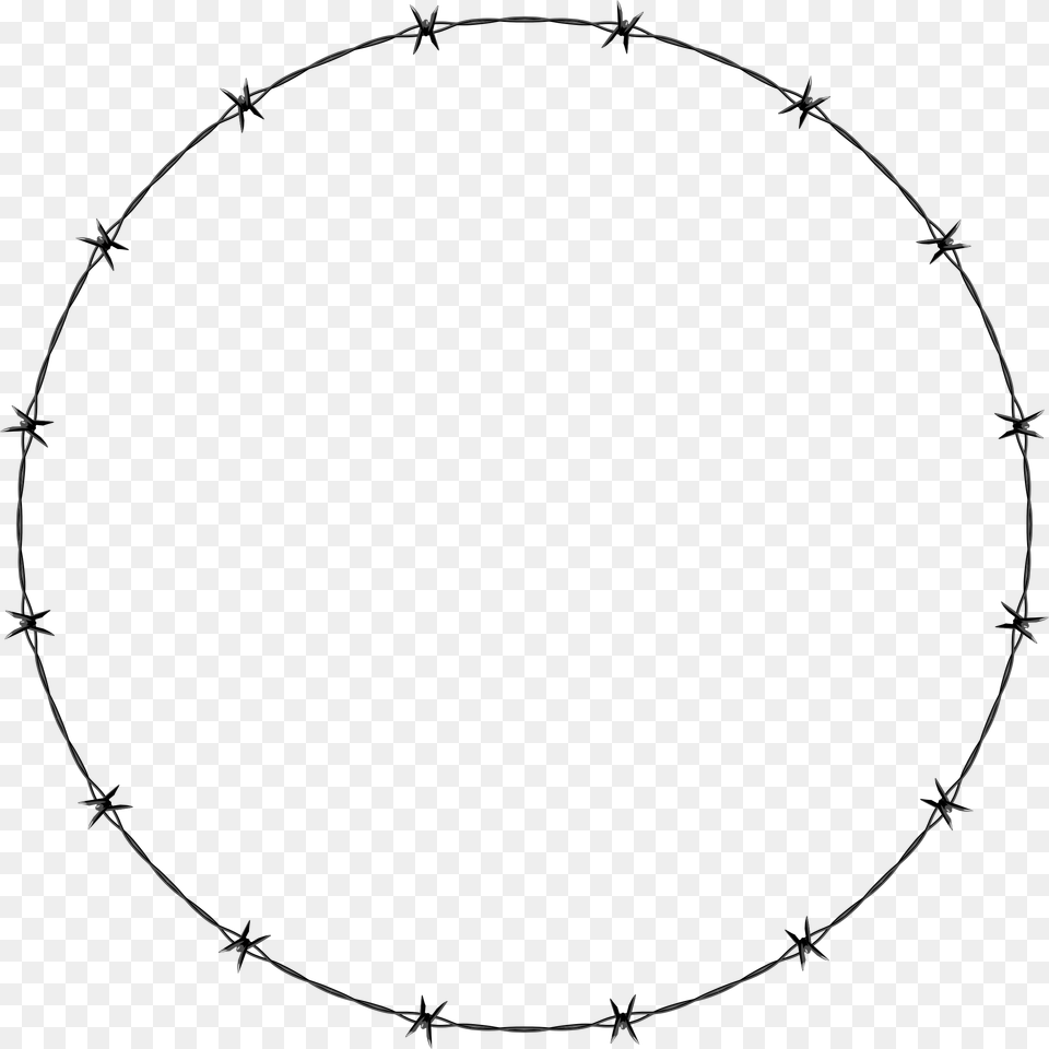 Barbwire, Oval Free Transparent Png