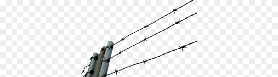 Barbwire, Utility Pole, Gate, Wire, City Png