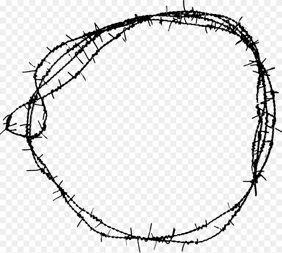 Barbwire, Gray Free Png Download