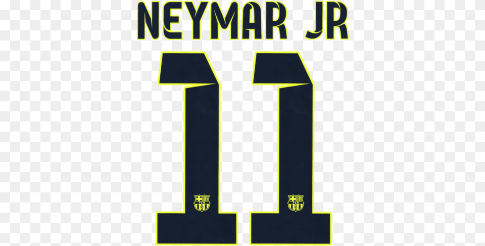 Barca And Logo Neymar Jr 11 Barcelona 2014, Number, Symbol, Text Png Image