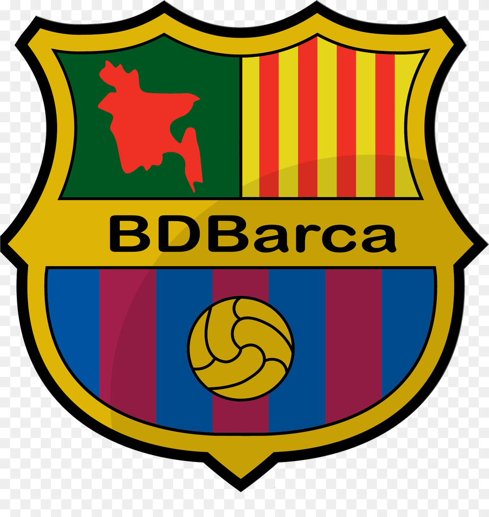 Barca Logo Escudo Fc Barcelona Svg, Badge, Symbol, Armor, Shield Free Png Download