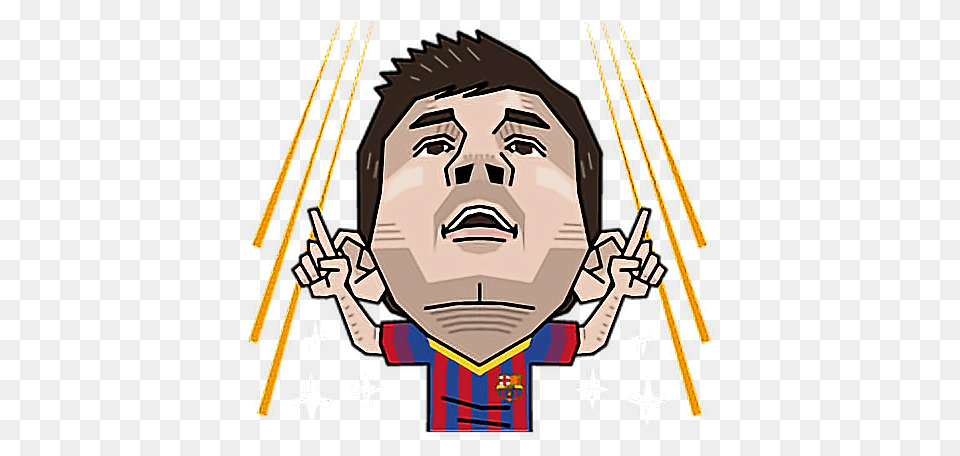 Barca Messi Neymar Ineasta Zavi Football Argentina Braz, Baby, Person, Face, Head Free Png Download