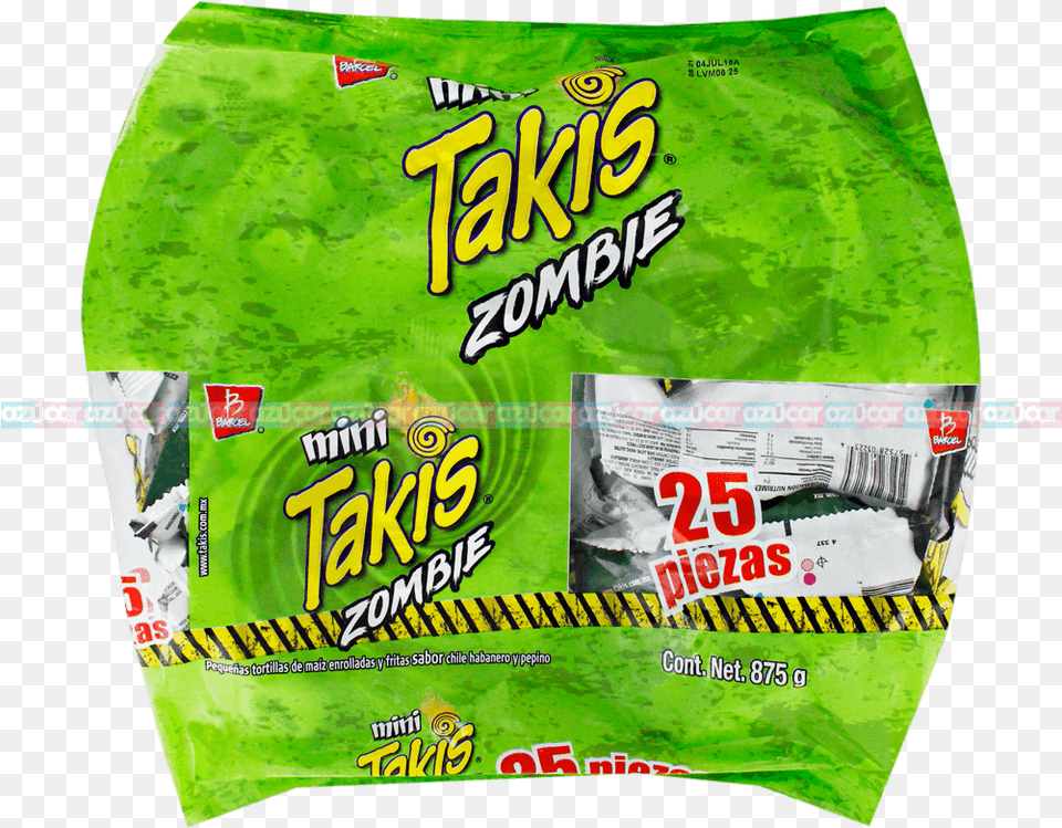Barcel Takis Zombie 325 Barcel Takis Tortilla Chips Guacamole Mild 99 Oz, Gum Png
