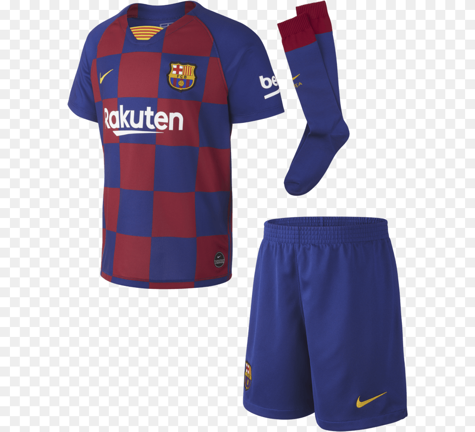 Barcelona 1920 Camiseta De La 1 Equipacin Barcelona Home Kit 19, Clothing, Shirt, Shorts, Hosiery Free Transparent Png