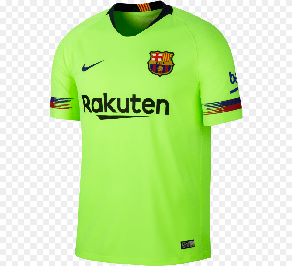 Barcelona 2018 2019 Away Kit, Clothing, Shirt, T-shirt, Jersey Free Png