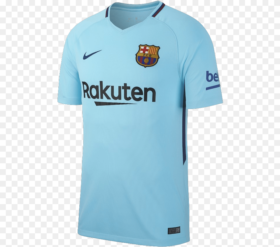 Barcelona Blue Jersey, Clothing, Shirt, T-shirt Png Image