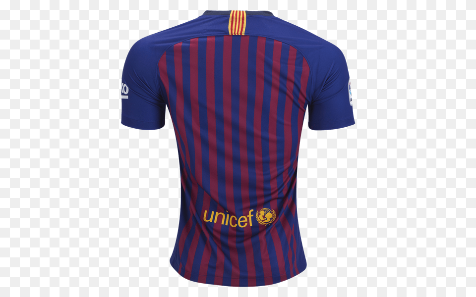Barcelona Home Jersey Soccer Limited, Clothing, Shirt, T-shirt Free Png