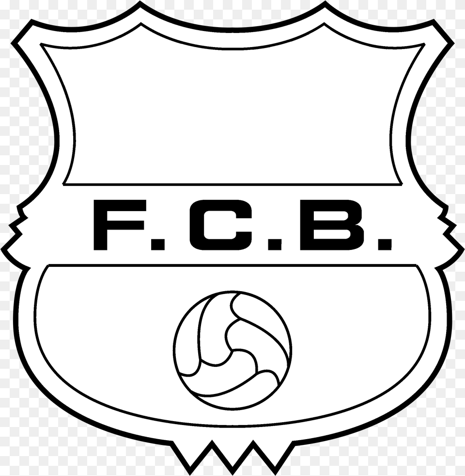 Barcelona Logo Black And White Fc Barcelona, Badge, Symbol Free Transparent Png