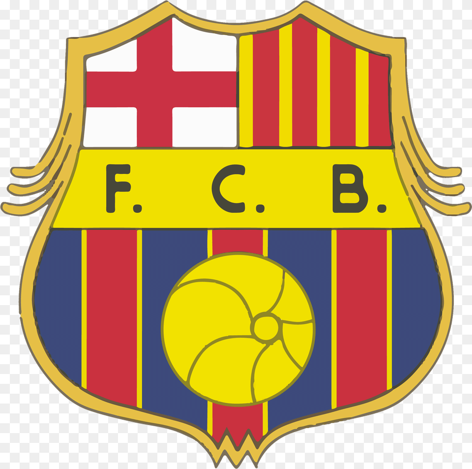 Barcelona Logo Fc Barcelona Logo 1960, Armor, Shield, Symbol Png
