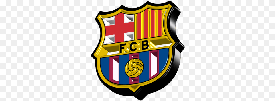 Barcelona Logo Images Transparent Logo Del Barcelona, Armor, Badge, Symbol, Shield Png