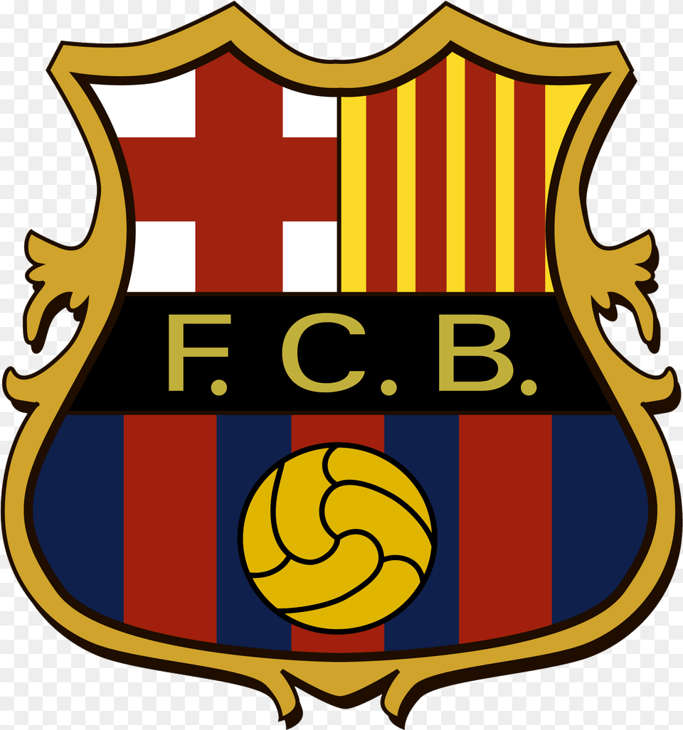 Barcelona Logo Logo Fc Barcelona 1936, Armor, Shield, Dynamite, Weapon Free Png Download