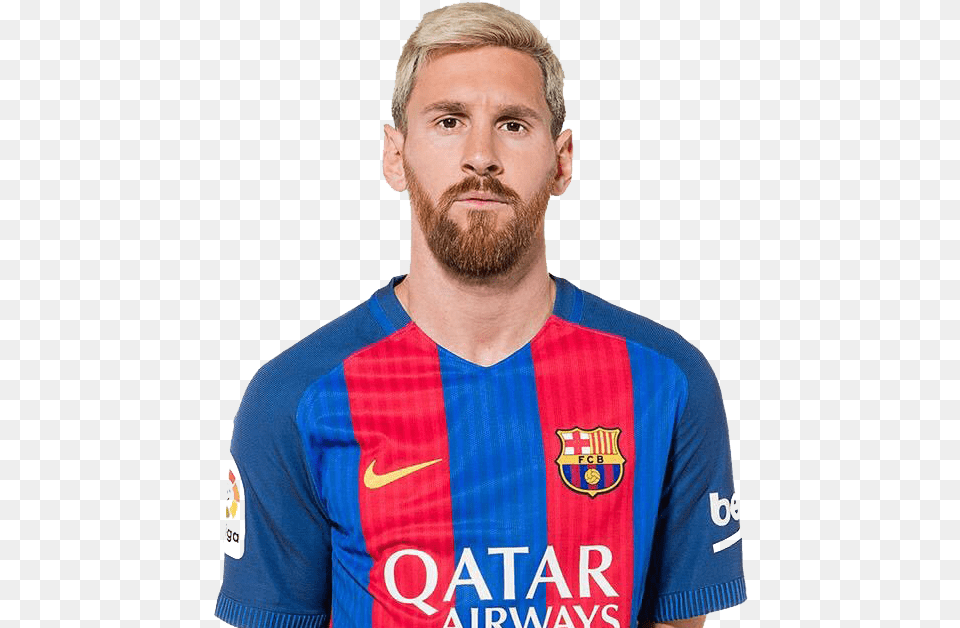 Barcelona Messi, Head, Shirt, Person, Clothing Free Png