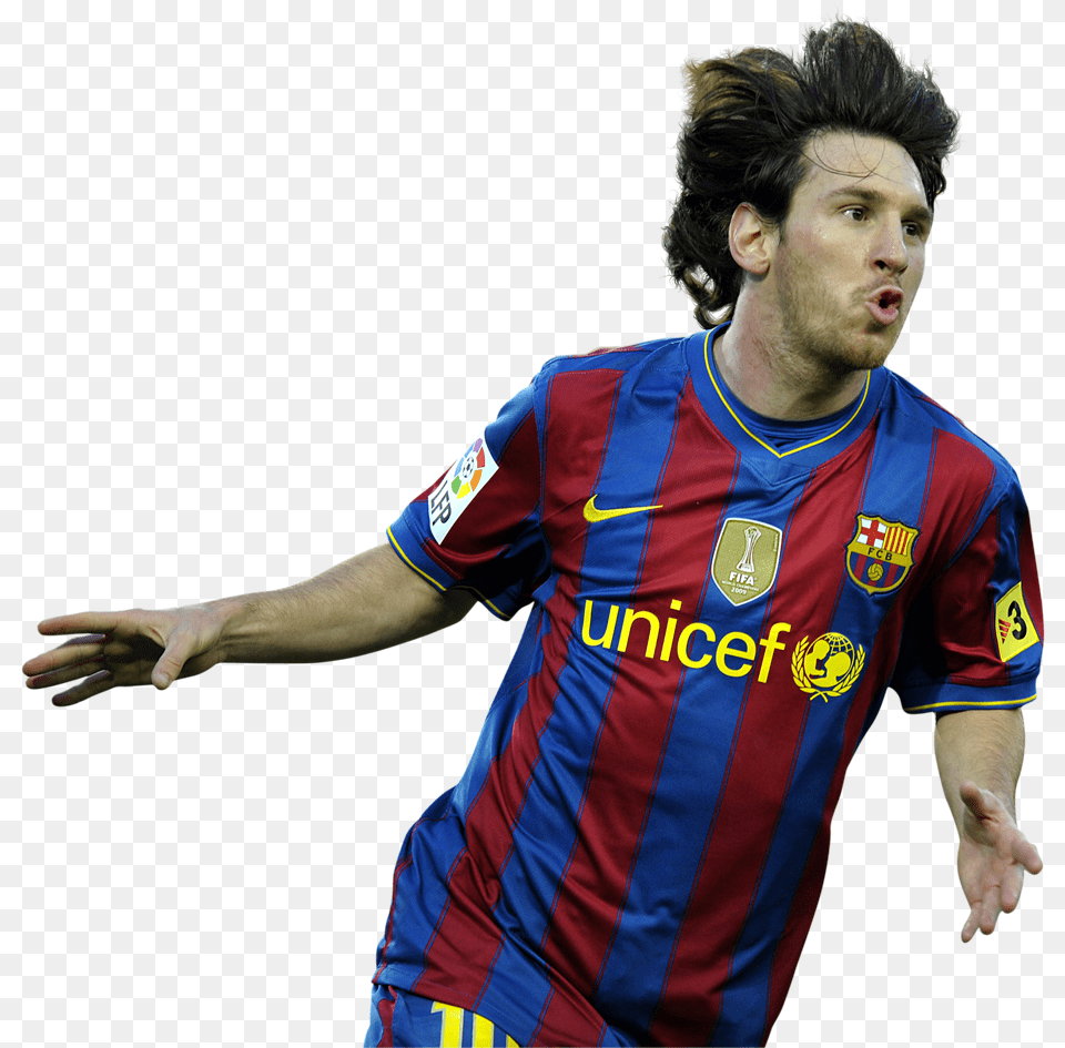 Barcelona Messi Barcelona, Adult, Person, Man, Male Free Png