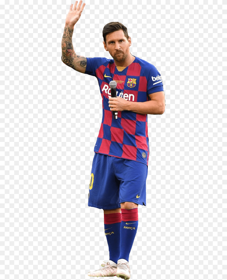 Barcelona Messi Freetoedit Messi Barcelona 2019, Clothing, Shirt, Adult, Skin Free Png Download