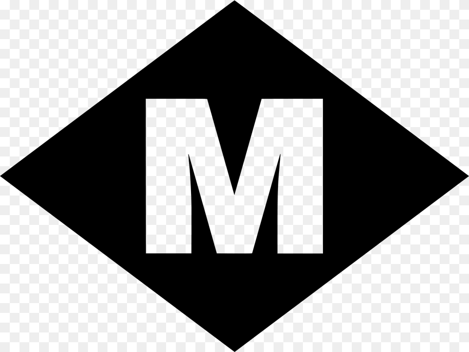 Barcelona Metro Logo Negative Silhouette, Weapon, Arrow, Arrowhead, Blackboard Png Image