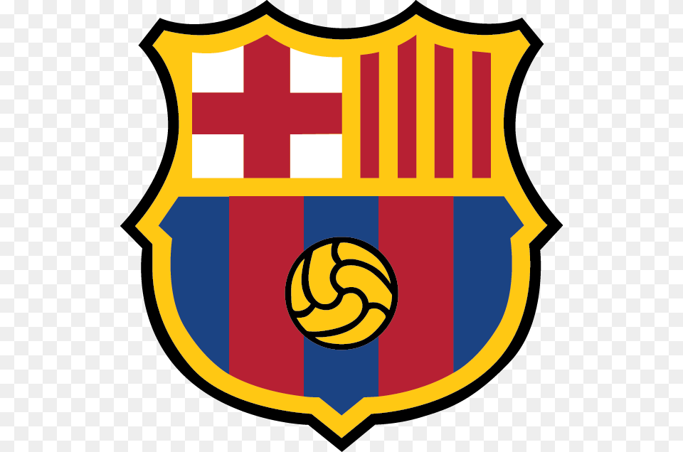 Barcelona New Logo Vector Download Fc Barcelona New Logo, Armor, Shield, Clothing, T-shirt Png Image