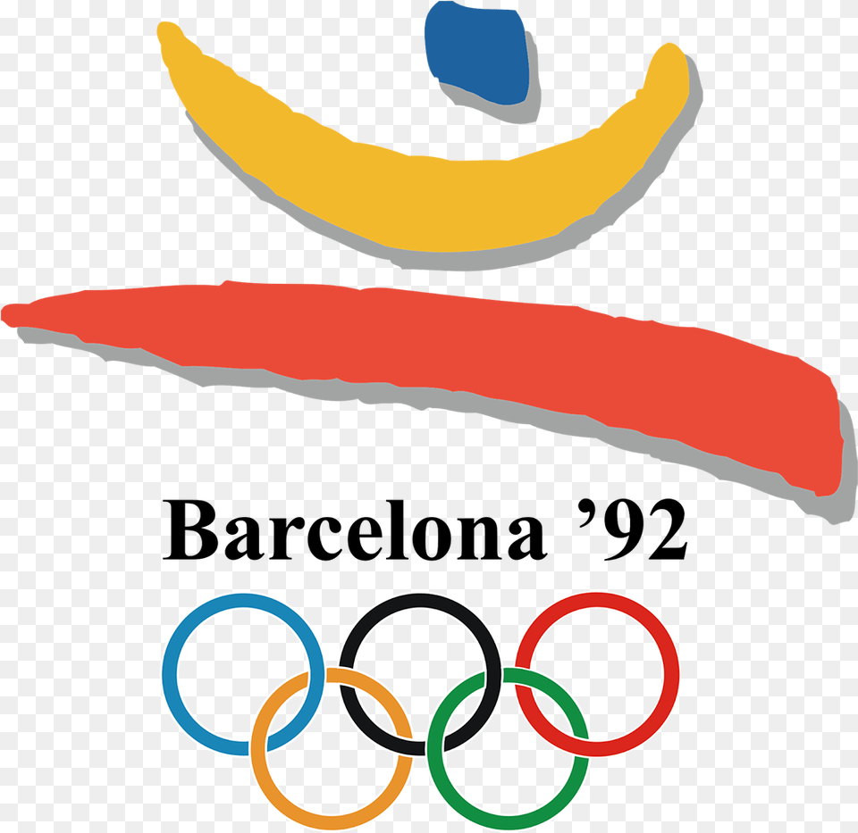 Barcelona Olympics 1992 Logo Summer Olympics In Spain, Banana, Food, Fruit, Plant Free Png