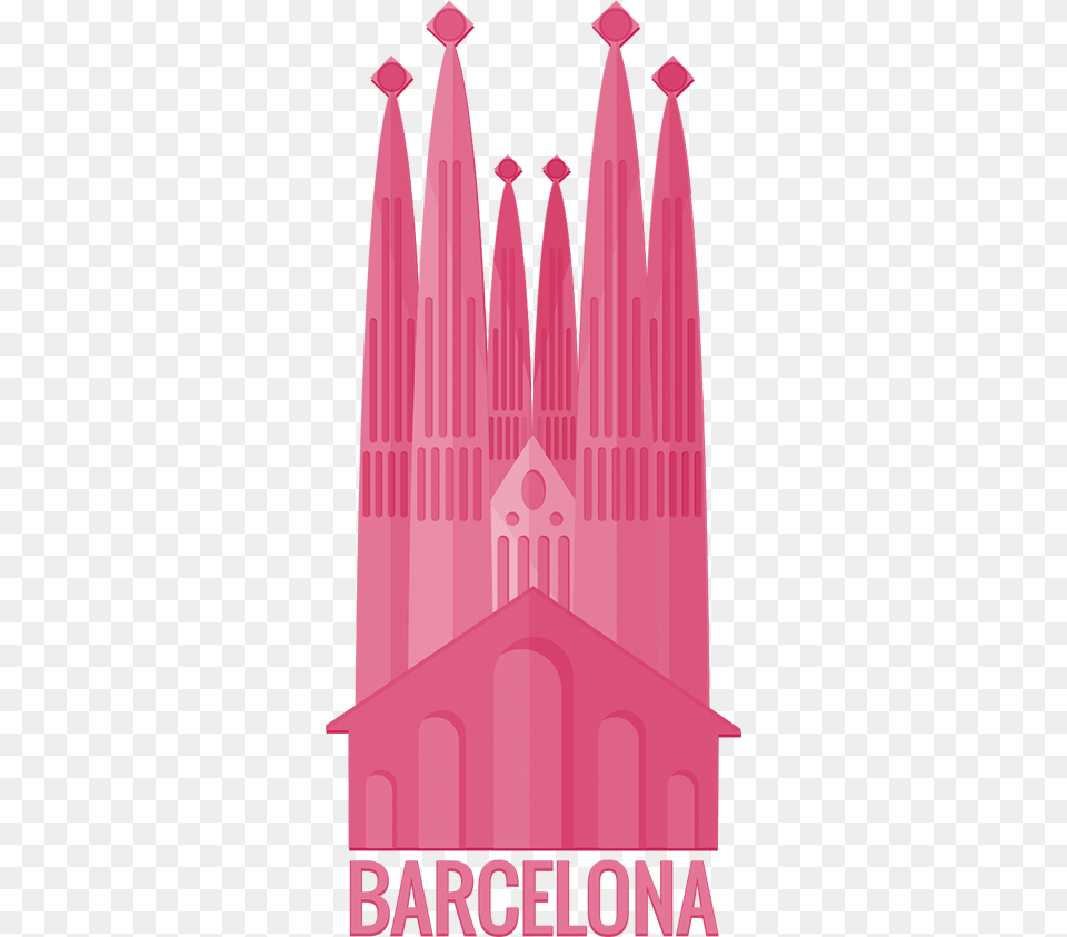 Barcelona Sagrada Familia Sticker Architecture, Advertisement, Poster, Art, Graphics Png