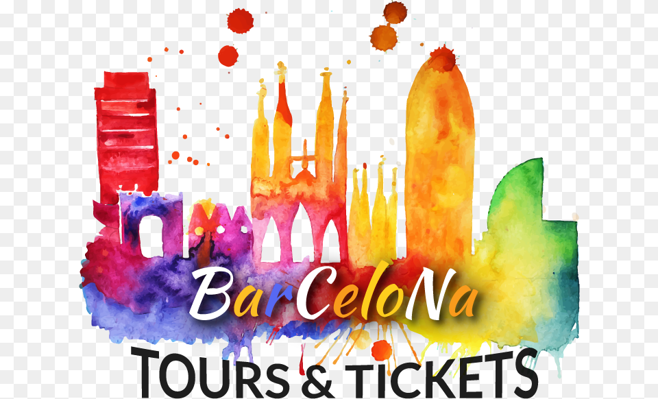 Barcelona Tours Amp Tickets Barcelona Skyline Art, Graphics, Modern Art, Food, Fruit Png Image