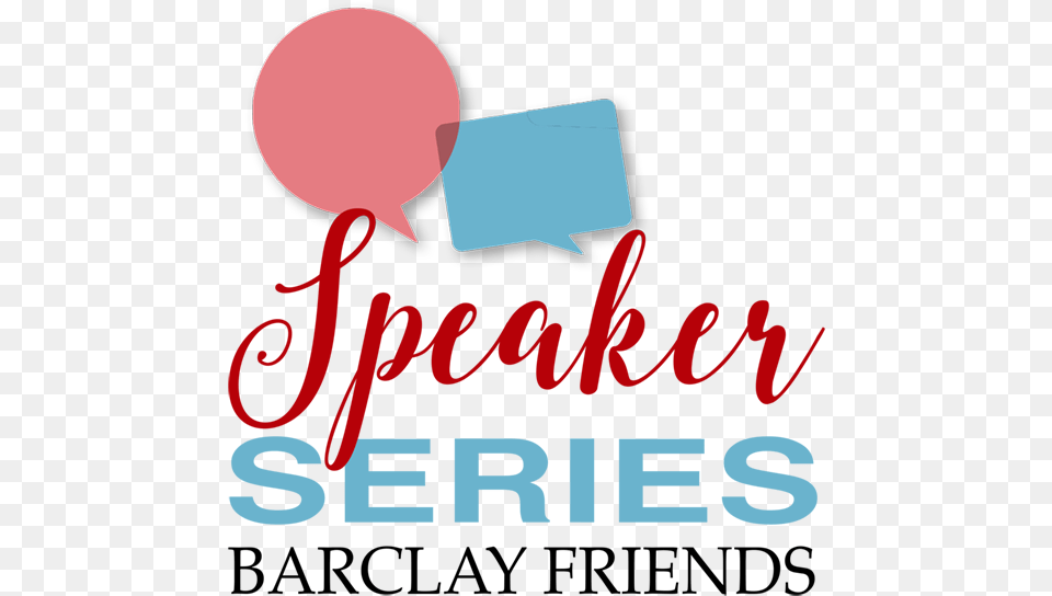 Barclay Friends Speaker Series Logo Graphic Design, Balloon, Text, People, Person Free Png