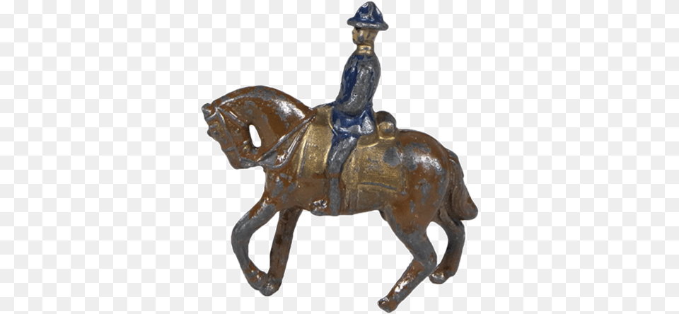 Barclay Policeman On Horse, Bronze, Figurine, Animal, Antelope Free Transparent Png