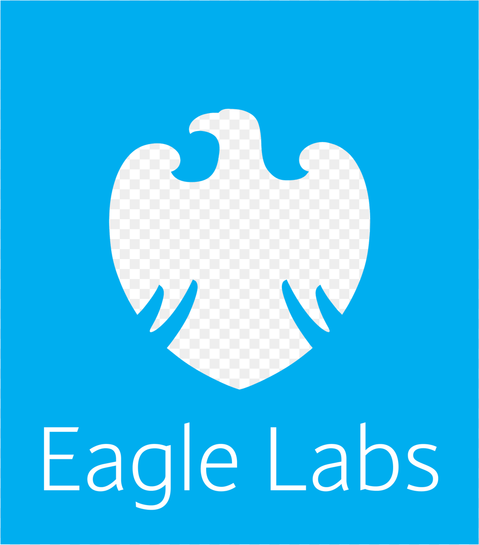 Barclays Eagle Labs Emblem, Logo, Person, Symbol Png Image
