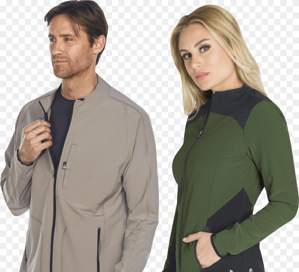 Barco One Wellness Models Wearing Nursing Scrubs Scrubs, Adult, Sleeve, Person, Man Free Png