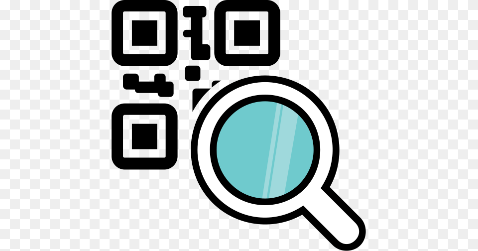 Barcode Code Magnifying Glass Qr Qr Code Icon Free Transparent Png