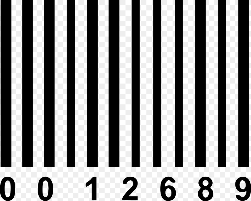 Barcode Monochrome, Number, Symbol, Text Png Image