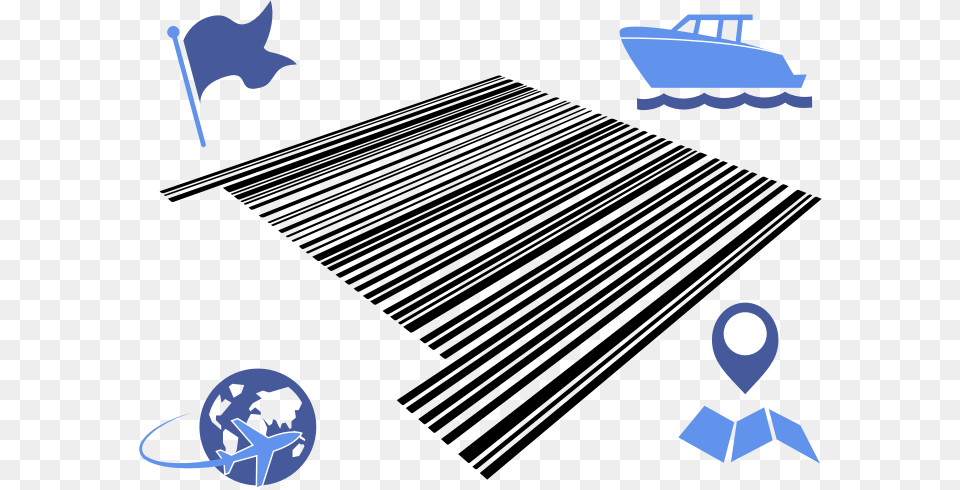 Barcode Montage Distribucin Fisica Y Transporte, Machine Free Png