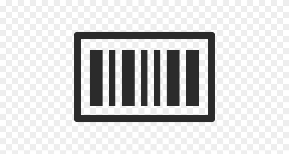 Barcode Stroke Icon, Railing, Blackboard Png