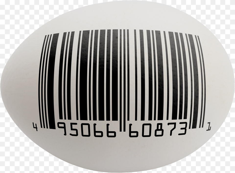Barcoded Egg Egg With Barcode, Ball, Rugby, Rugby Ball, Sport Free Png Download