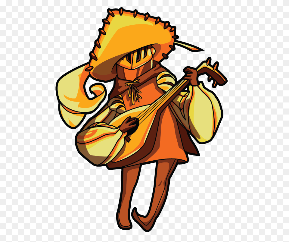 Bard Artwork Shovel Knight Music Knight, Baby, Person, Musical Instrument Free Png