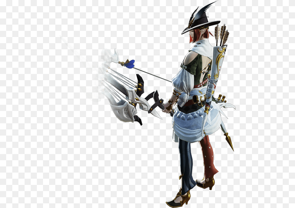 Barde Bard Weapon Ffxiv, Archer, Archery, Bow, Person Free Png