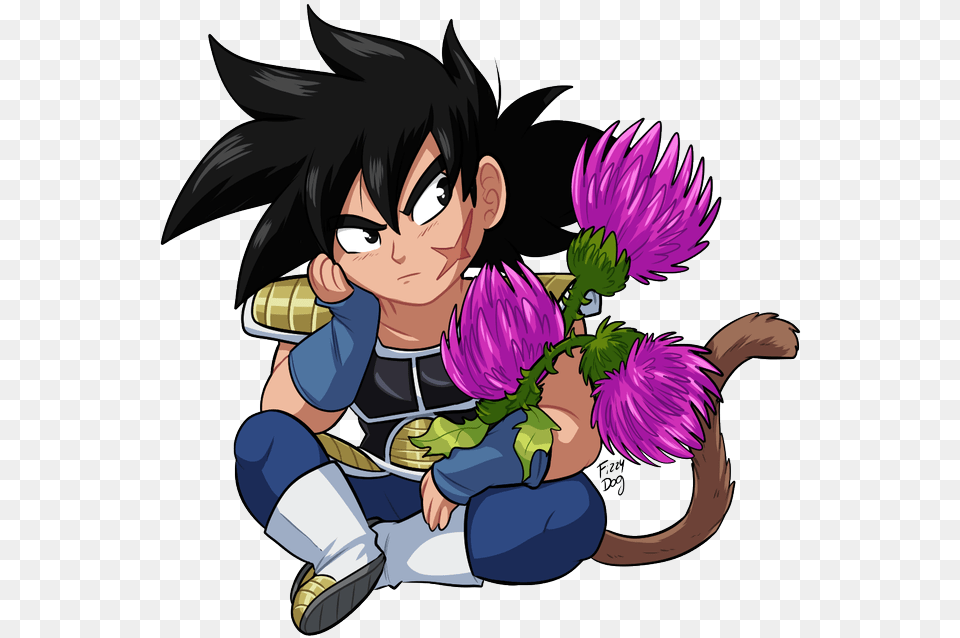 Bardock Burdock Flowers Cartoon, Publication, Book, Comics, Baby Free Png