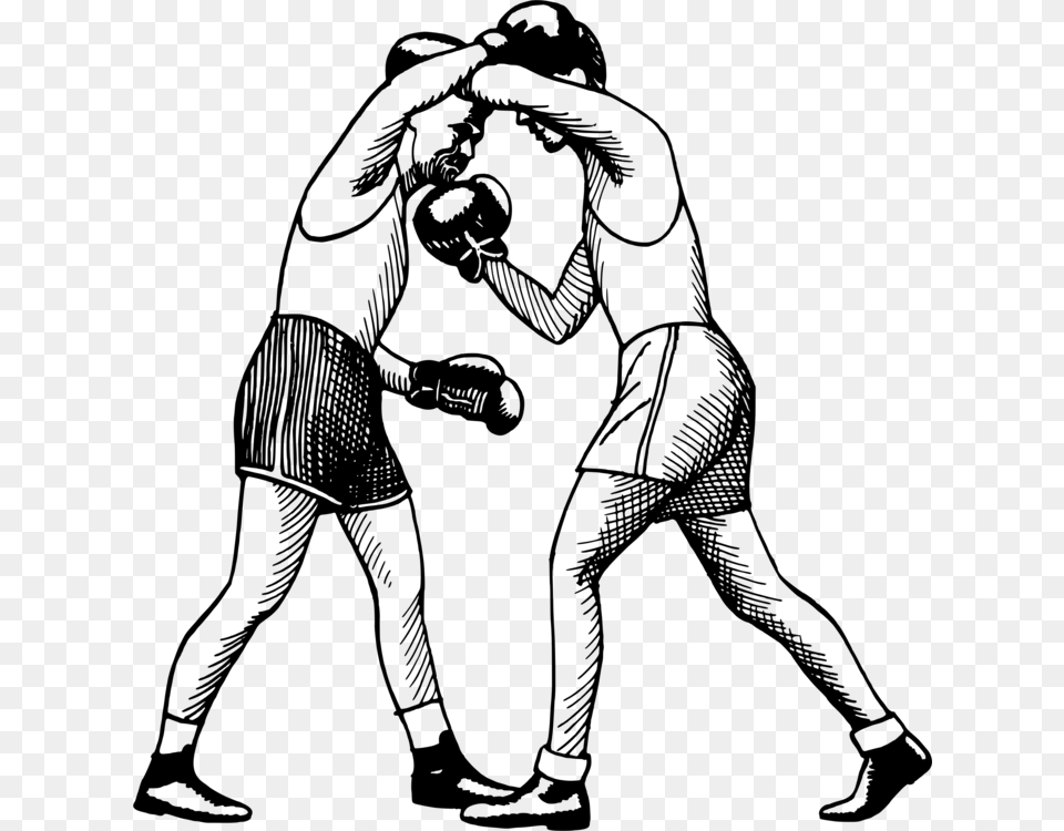 Bare Knuckle Boxing Uppercut Boxing Glove Punch, Gray Free Transparent Png