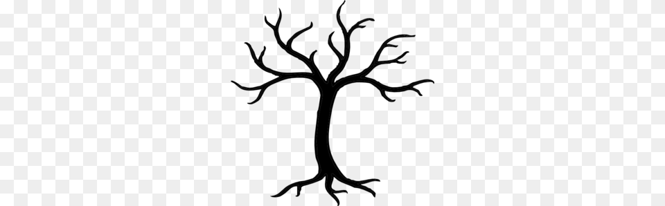 Bare Tree Clip Art, Gray Free Transparent Png