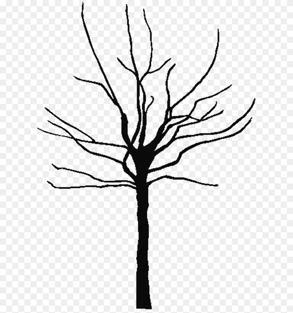 Bare Tree Clip Art, Drawing, Plant, Stencil, Silhouette Free Transparent Png