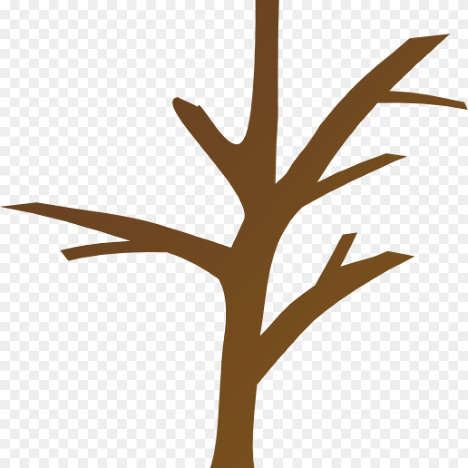 Bare Tree Clipart Bare Tree Clip Art At Clker Vector Tree Trunk Clipart, Antler, Person Free Png Download