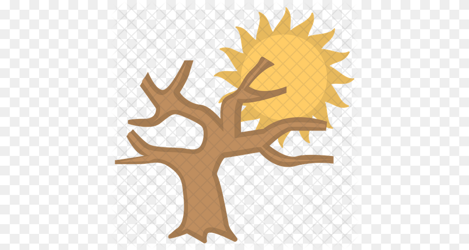 Bare Tree Icon Illustration, Antler, Leaf, Plant Png