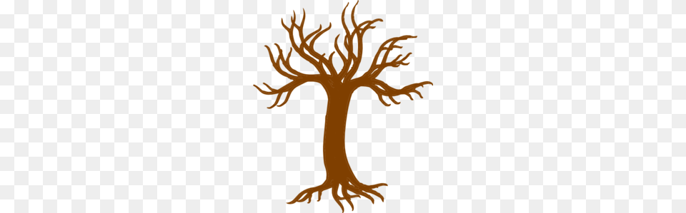 Bare Tree With Roots Clip Art, Person, Plant Png Image