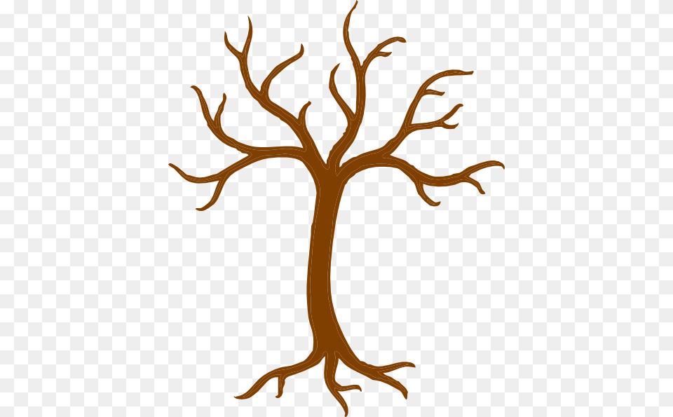 Bare Tree With Roots Clip Art, Plant, Animal, Kangaroo, Mammal Free Png Download