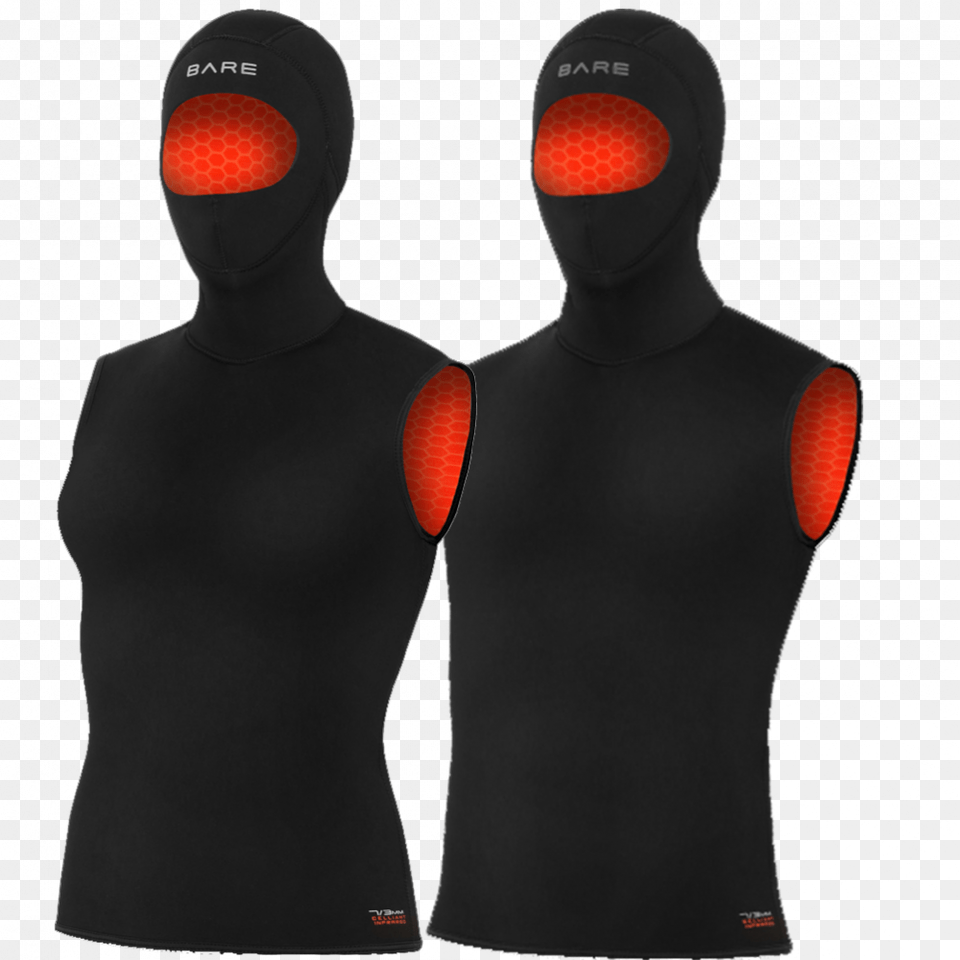 Bare Ultrawarmth Hooded Vest, Adult, Clothing, Male, Man Free Png