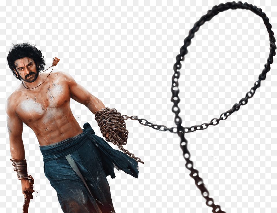 Barechested Download Young Rebel Star Prabhas, Person, Hand, Finger, Body Part Png Image