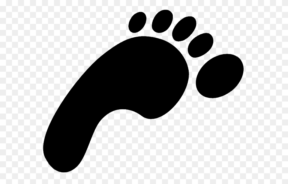 Barefoot Clipart Big Foot, Footprint, Animal, Mammal, Rat Free Png