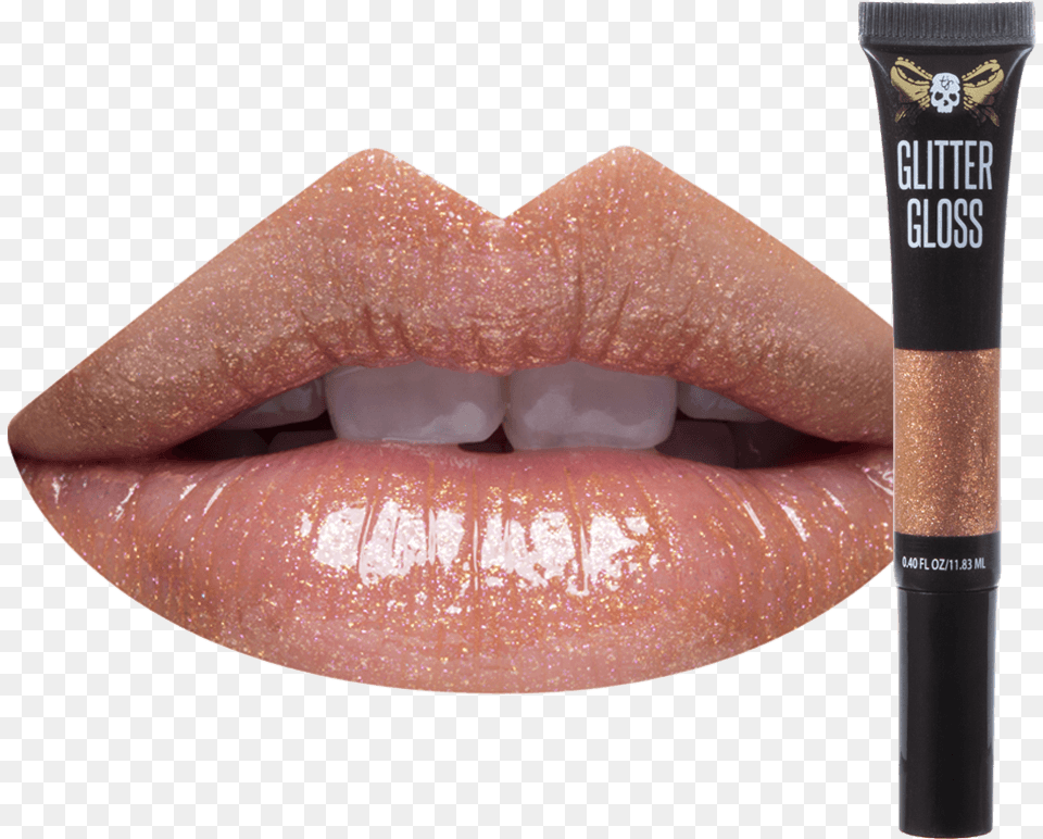 Barefoot Glitter Gloss Lip Swatch Purple Lip Gloss, Body Part, Mouth, Person, Cosmetics Png