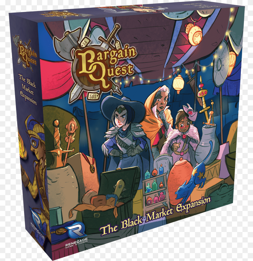 Bargainquest Blackmarketexpansion 3d Box 2000pxls Rgb, Publication, Book, Comics, Adult Png Image